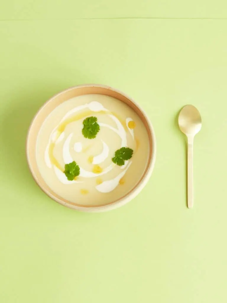 Velouté navet, miel et gingembre